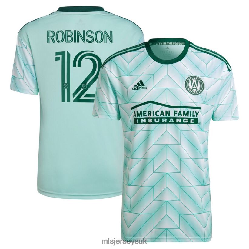 Atlanta United FC Miles Robinson Adidas Mint 2022 The Forest Kit Replica Player Jersey Kids MLS Jerseys Jersey X60B2D1410