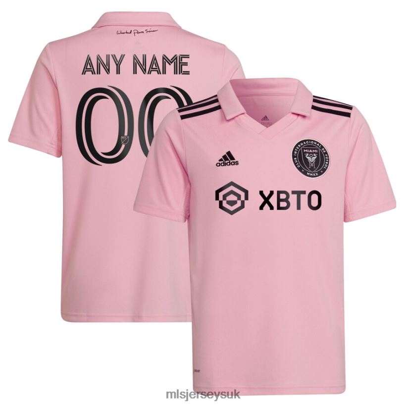 Inter Miami CF Adidas Pink 2022 The Heart Beat Kit Replica Custom Jersey Kids MLS Jerseys Jersey X60B2D673