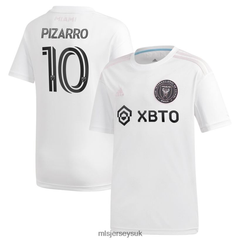 Inter Miami CF Rodolfo Pizarro Adidas White 2020 Primary Replica Player Jersey Kids MLS Jerseys Jersey X60B2D910