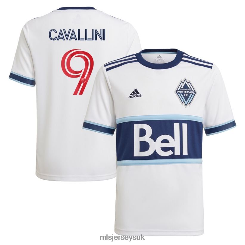 Vancouver Whitecaps FC Lucas Cavallini Adidas White 2021 Primary Replica Player Jersey Kids MLS Jerseys Jersey X60B2D1248