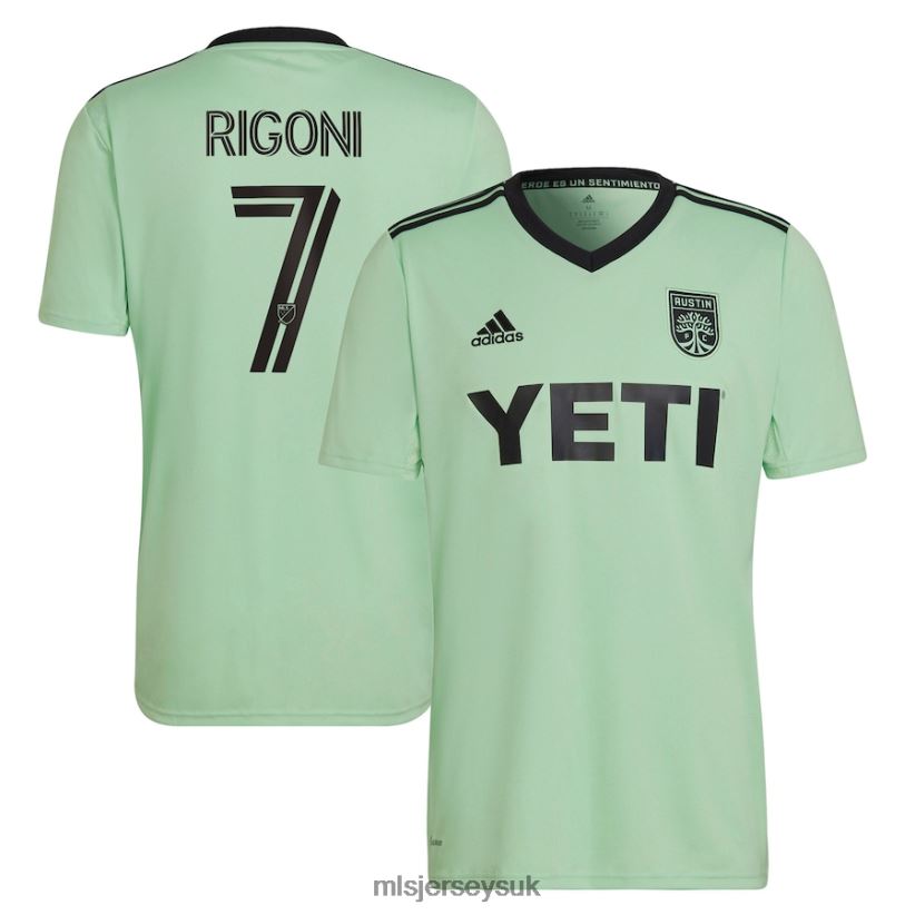 Austin FC Emiliano Rigoni Adidas Mint 2023 The Sentimiento Kit Replica Player Jersey Men MLS Jerseys Jersey X60B2D1333