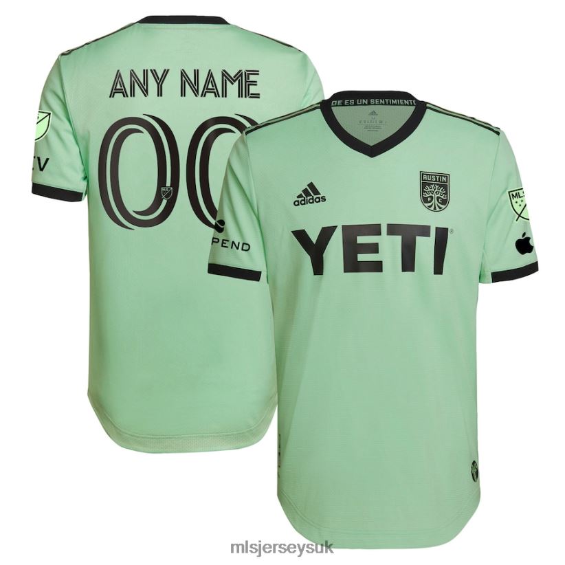 Austin FC Adidas Mint 2023 The Sentimiento Kit Authentic Custom Jersey Men MLS Jerseys Jersey X60B2D202