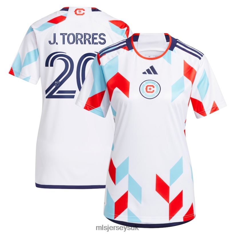 Chicago Fire Jairo Torres Adidas White 2023 A Kit For All Replica Player Jersey Men MLS Jerseys Jersey X60B2D1340