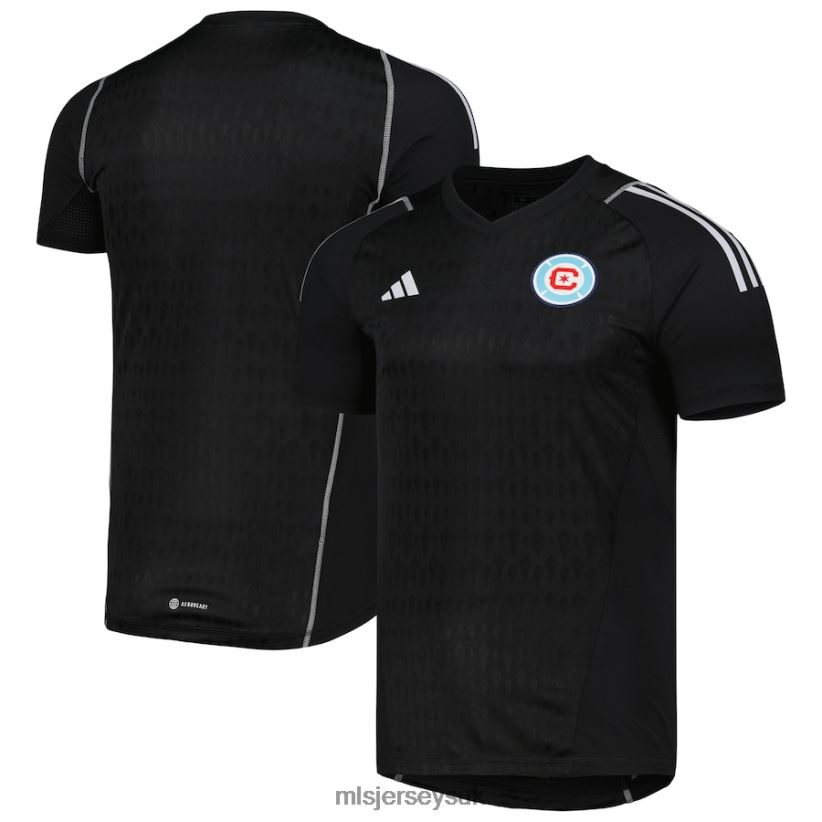 Chicago Fire Adidas Black 2023 Replica Goalkeeper Jersey Men MLS Jerseys Jersey X60B2D543
