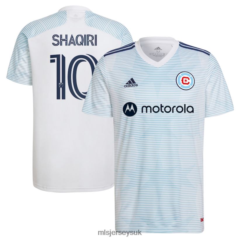 Chicago Fire Xherdan Shaqiri Adidas White 2022 Lakefront Kit Replica Player Jersey Men MLS Jerseys Jersey X60B2D963