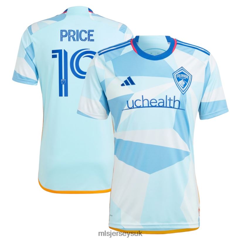 Colorado Rapids Jack Price Adidas Light Blue 2023 New Day Kit Replica Jersey Men MLS Jerseys Jersey X60B2D720