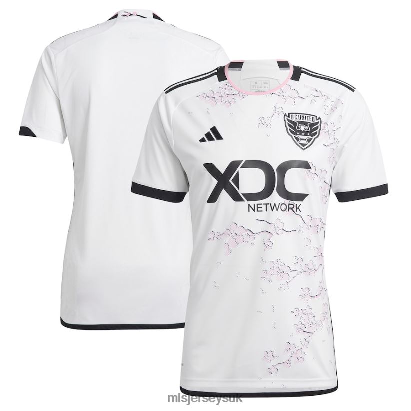 D.C. United Adidas White 2023 The Cherry Blossom Kit Replica Jersey Men MLS Jerseys Jersey X60B2D43
