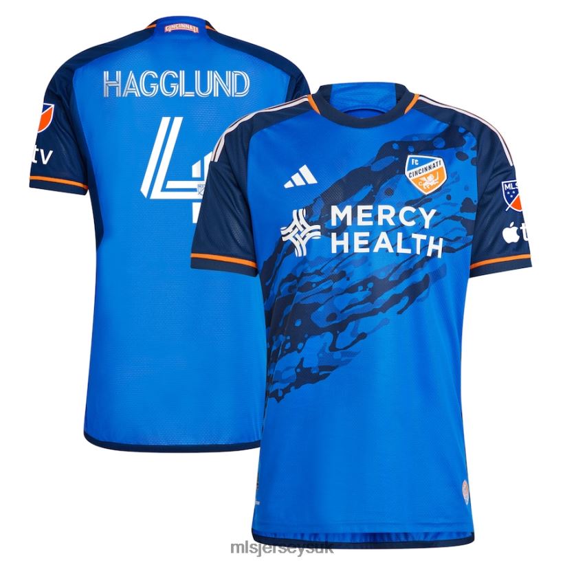 FC Cincinnati Nick Hagglund Adidas Blue 2023 River Kit Authentic Jersey Men MLS Jerseys Jersey X60B2D668
