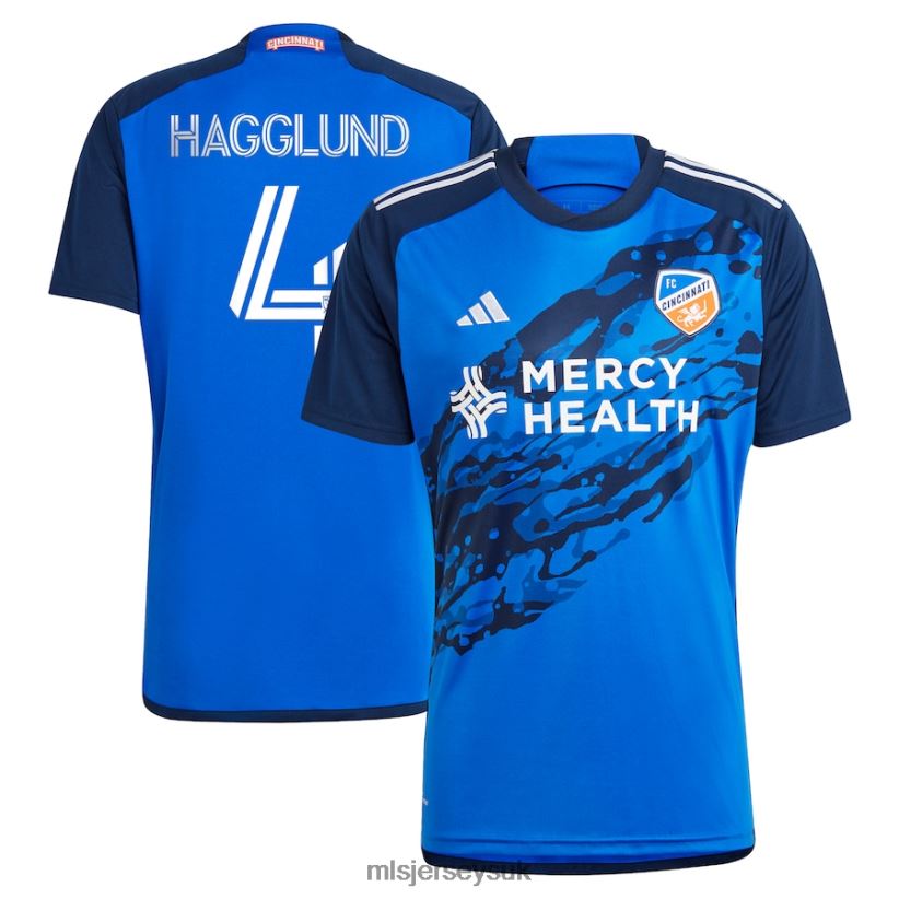 FC Cincinnati Nick Hagglund Adidas Blue 2023 River Kit Replica Jersey Men MLS Jerseys Jersey X60B2D605