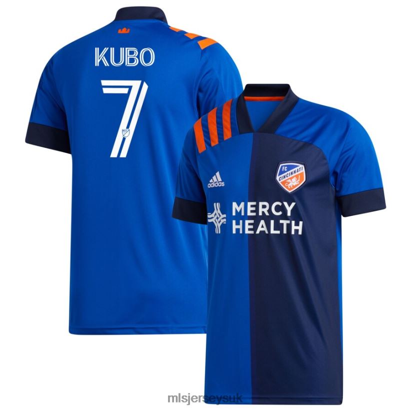 FC Cincinnati Yuya Kubo Adidas Blue 2020 Bold Replica Jersey Men MLS Jerseys Jersey X60B2D986