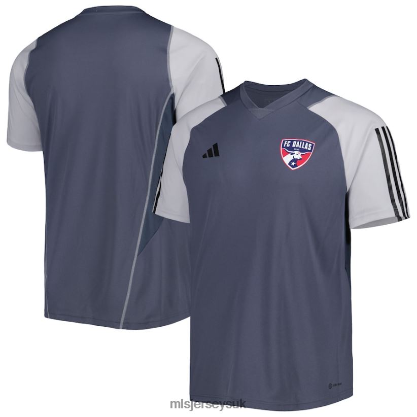 FC Dallas Adidas Gray 2023 On-Field Training Jersey Men MLS Jerseys Jersey X60B2D432