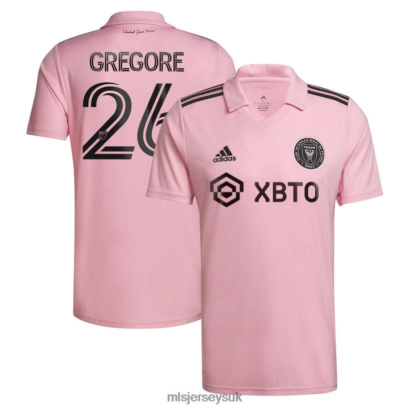 Inter Miami CF Gregore Adidas Pink 2022 The Heart Beat Kit Replica Team Player Jersey Men MLS Jerseys Jersey X60B2D1249