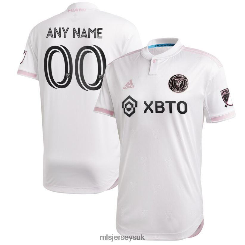 Inter Miami CF Adidas White 2020 Primary Custom Authentic Jersey Men MLS Jerseys Jersey X60B2D601
