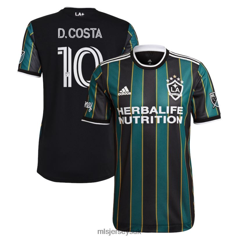 LA Galaxy Douglas Costa Adidas Black 2021 The LA Galaxy Community Kit Authentic Player Jersey Men MLS Jerseys Jersey X60B2D805