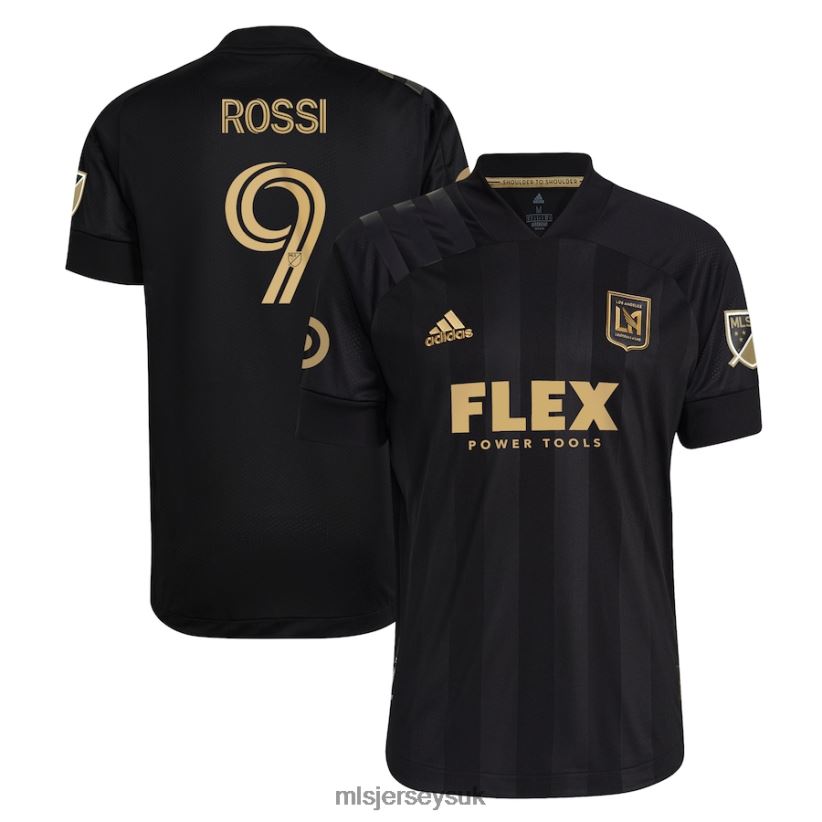 LAFC Diego Rossi Adidas Black 2021 Primary Authentic Player Jersey Men MLS Jerseys Jersey X60B2D1272