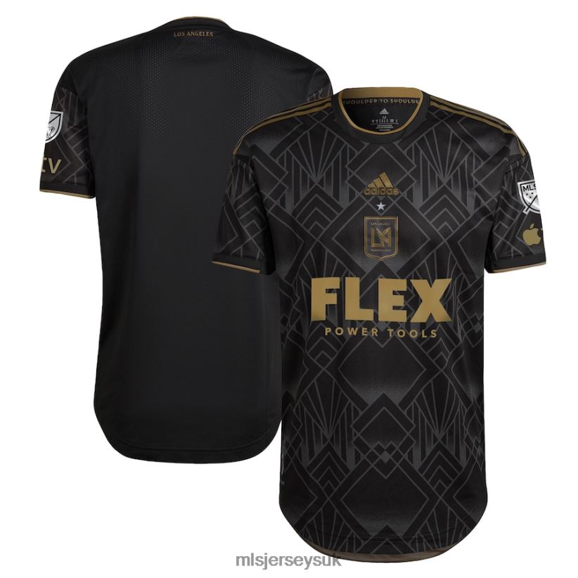 LAFC Adidas Black 2023 Five Year Anniversary Kit Authentic Jersey Men MLS Jerseys Jersey X60B2D10