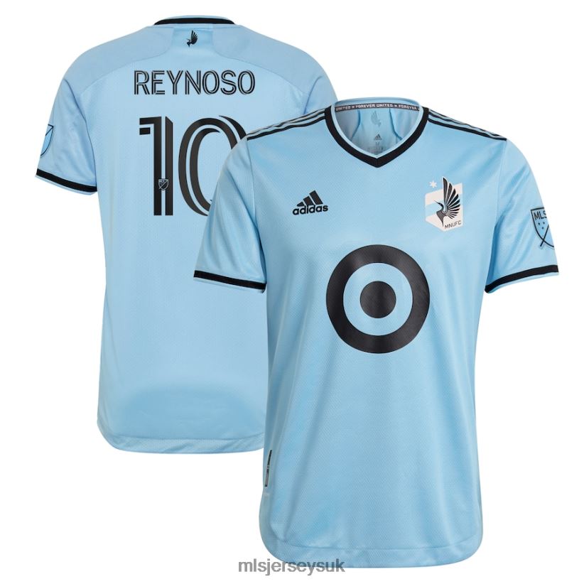Minnesota United FC Emanuel Reynoso Adidas Light Blue 2021 The River Kit Authentic Jersey Men MLS Jerseys Jersey X60B2D1297