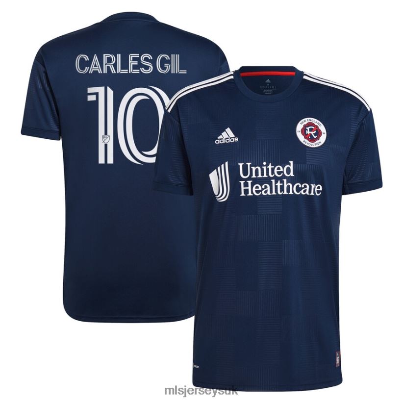 New England Revolution Carles Gil Adidas Navy 2022 The Liberty Kit Team Replica Player Jersey Men MLS Jerseys Jersey X60B2D737