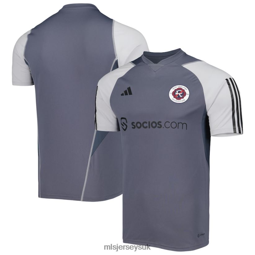 New England Revolution Adidas Gray 2023 On-Field Training Jersey Men MLS Jerseys Jersey X60B2D310
