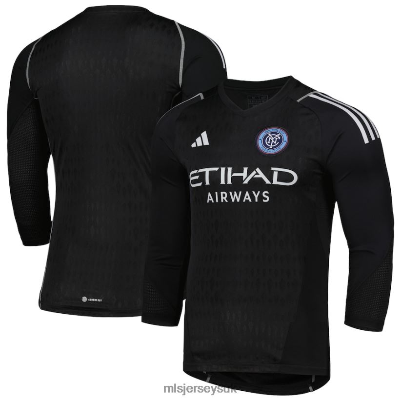 New York City FC Adidas Black 2023 Goalkeeper Long Sleeve Replica Jersey Men MLS Jerseys Jersey X60B2D334