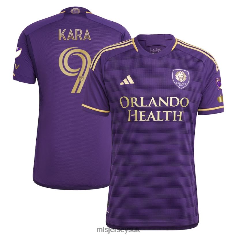 Orlando City SC Ercan Kara Adidas Purple 2023 The Wall Kit Authentic Player Jersey Men MLS Jerseys Jersey X60B2D867
