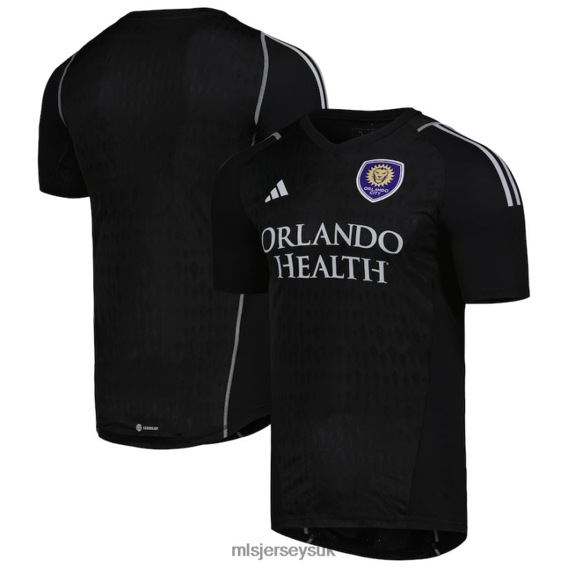 Orlando City SC Adidas Black 2023 Replica Goalkeeper Jersey Men MLS Jerseys Jersey X60B2D333