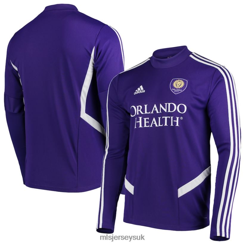 Orlando City SC Adidas Purple 2019 Long Sleeve Training Jersey Men MLS Jerseys Jersey X60B2D546