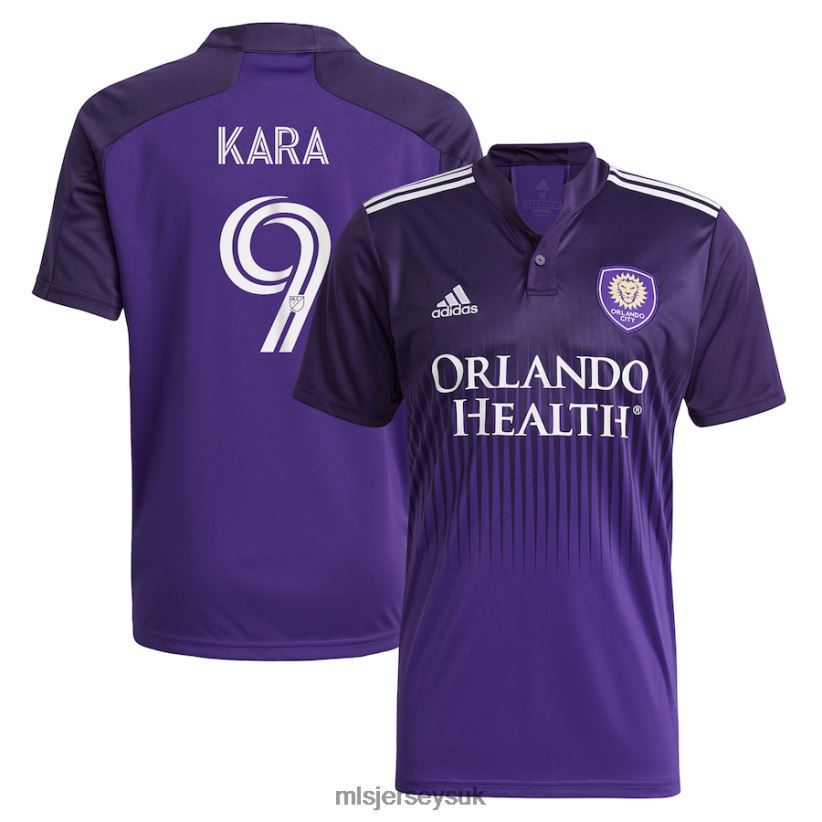 Orlando City SC Ercan Kara Adidas Purple 2021/22 Thick N Thin Replica Jersey Men MLS Jerseys Jersey X60B2D1221