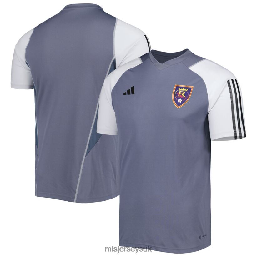Real Salt Lake Adidas Gray 2023 On-Field Training Jersey Men MLS Jerseys Jersey X60B2D348