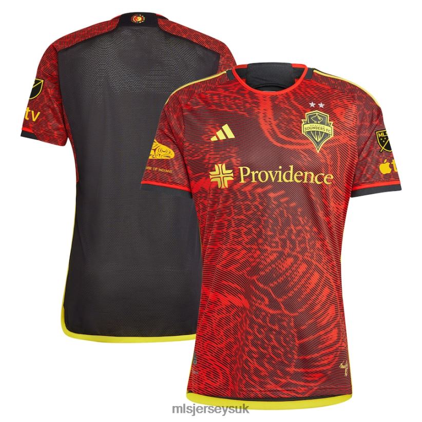 Seattle Sounders FC Adidas Red 2023 The Bruce Lee Kit Authentic Jersey Men MLS Jerseys Jersey X60B2D4