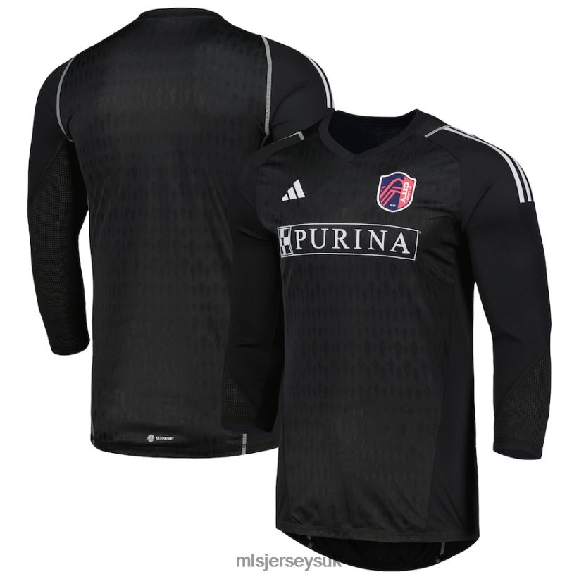 St. Louis City SC Adidas Black 2023 Goalkeeper Long Sleeve Replica Jersey Men MLS Jerseys Jersey X60B2D236