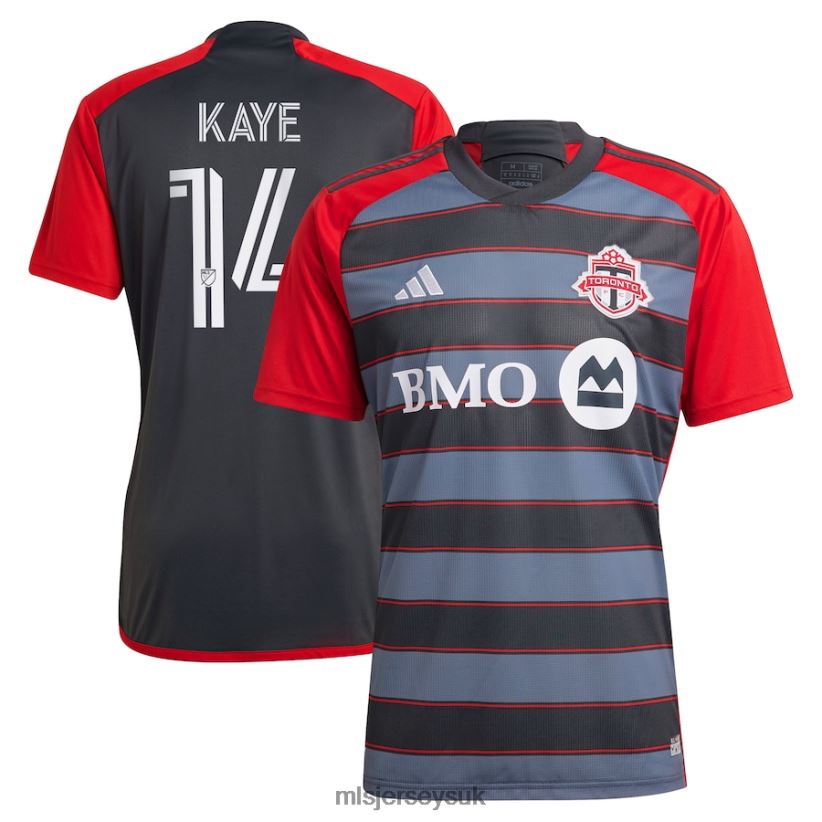 Toronto FC Mark-Anthony Kaye Adidas Gray 2023 Club Kit Replica Player Jersey Men MLS Jerseys Jersey X60B2D1084