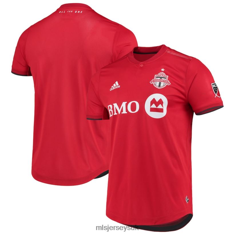 Toronto FC Adidas Red Home 2019 Authentic Jersey Men MLS Jerseys Jersey X60B2D489