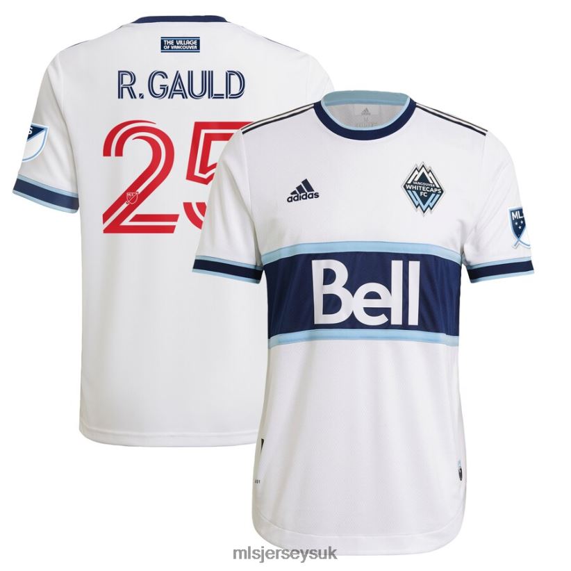 Vancouver Whitecaps FC Ryan Gauld Adidas White 2021 Primary Authentic Player Jersey Men MLS Jerseys Jersey X60B2D1079