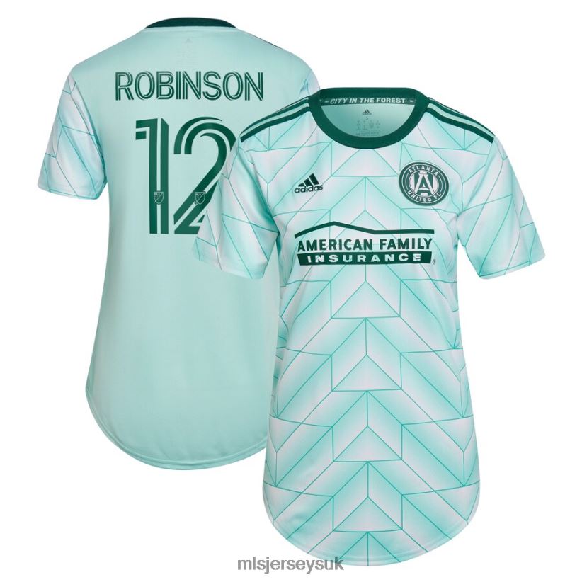 Atlanta United FC Miles Robinson Adidas Mint 2022 The Forest Kit Replica Player Jersey Women MLS Jerseys Jersey X60B2D1292