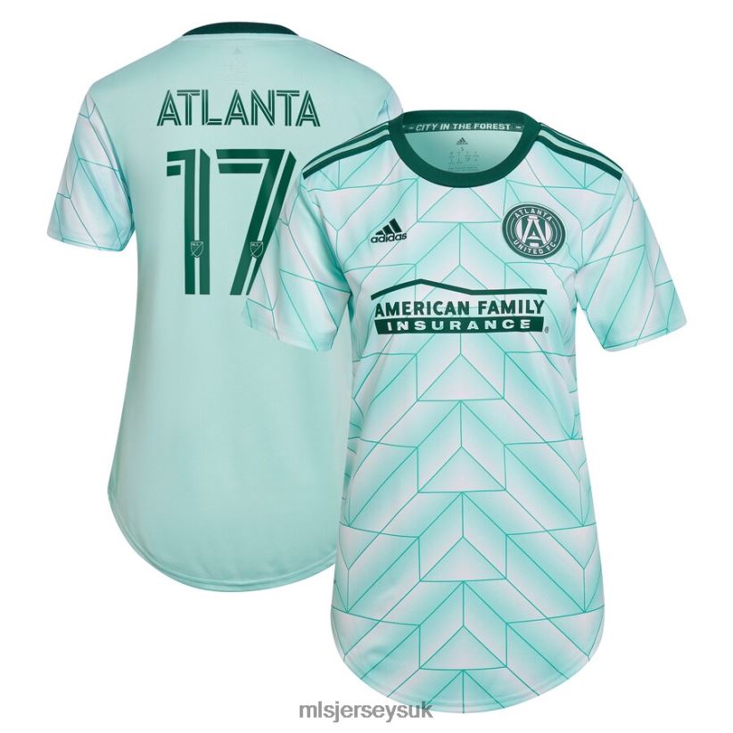 Atlanta United FC Adidas Mint 2023 The Forest Kit Replica Player Jersey Women MLS Jerseys Jersey X60B2D676