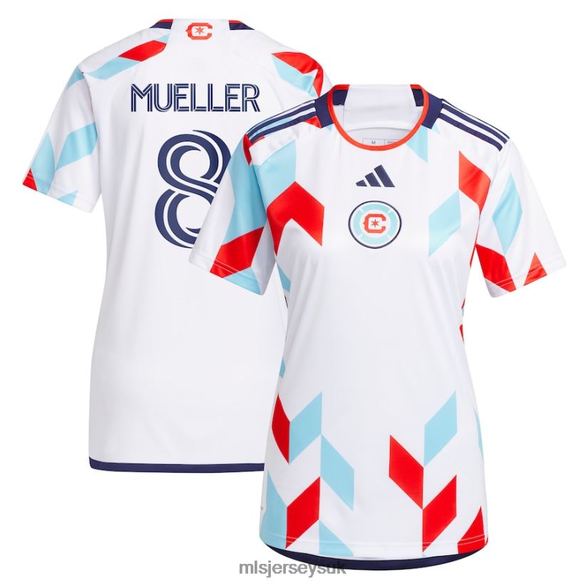 Chicago Fire Chris Mueller Adidas White 2023 A Kit For All Replica Player Jersey Women MLS Jerseys Jersey X60B2D1019
