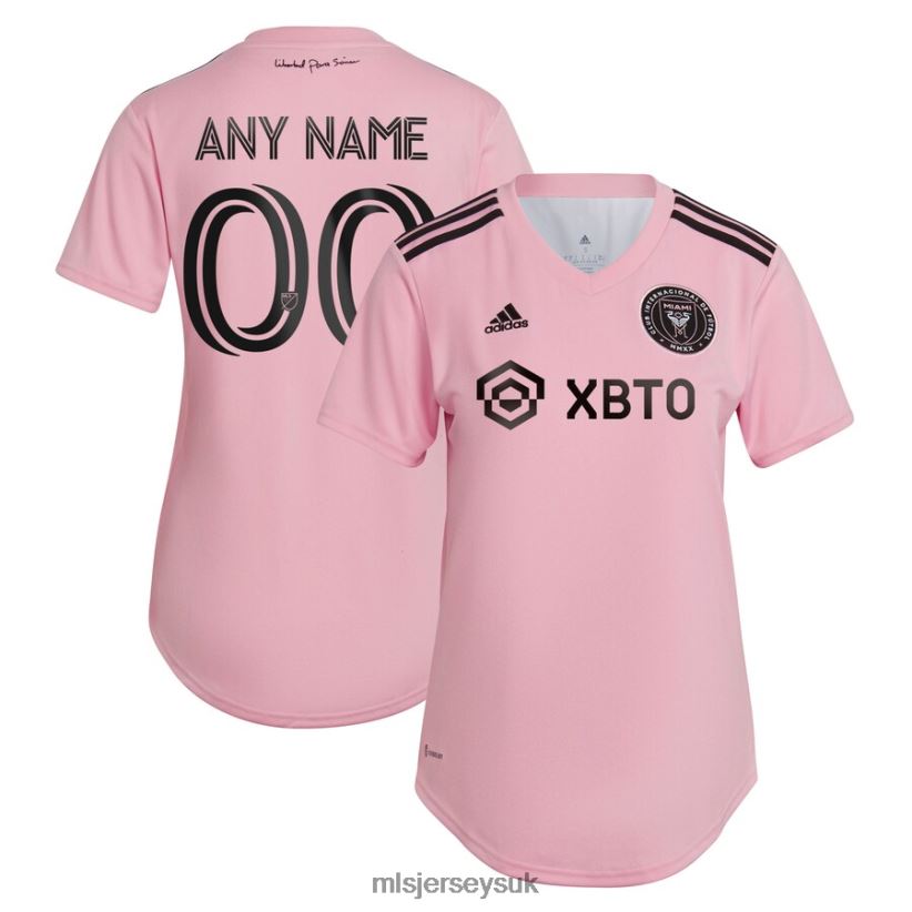 Inter Miami CF Adidas Pink 2022 The Heart Beat Kit Replica Custom Jersey Women MLS Jerseys Jersey X60B2D271