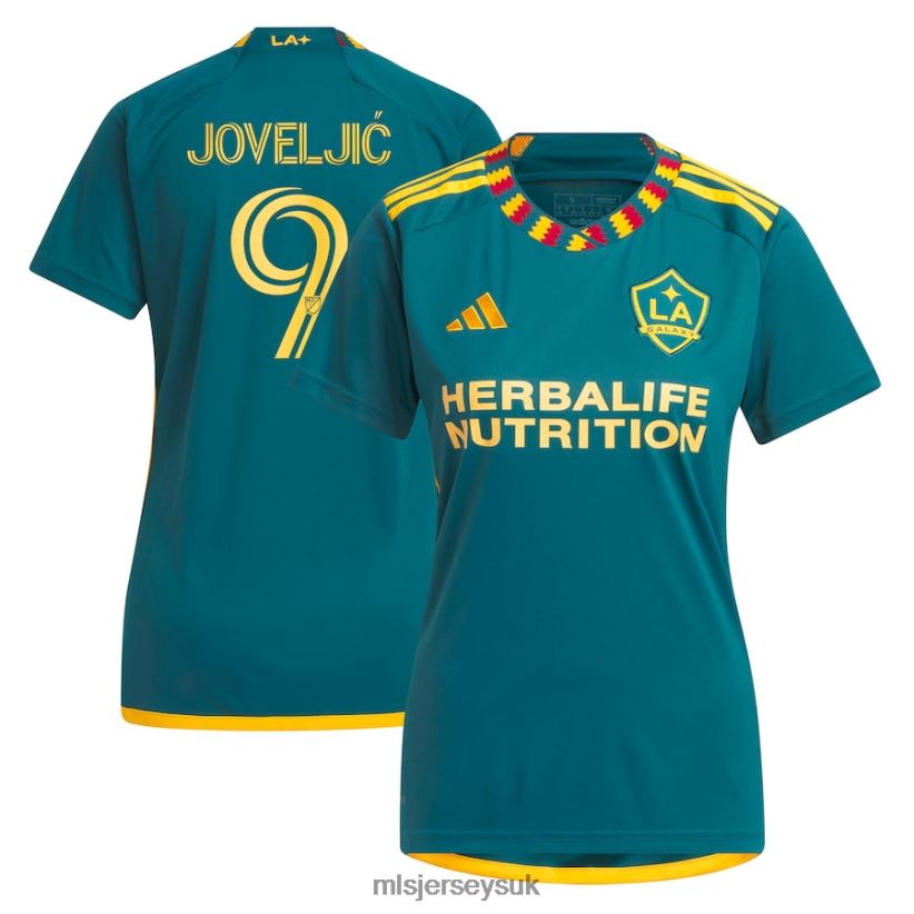 LA Galaxy Dejan Joveljic Adidas Green 2023 LA Kit Replica Player Jersey Women MLS Jerseys Jersey X60B2D992