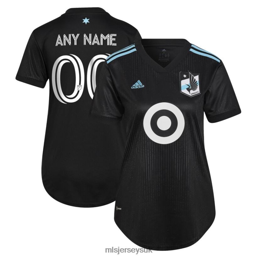 Minnesota United FC Adidas Black 2022 Minnesota Night Kit Replica Custom Jersey Women MLS Jerseys Jersey X60B2D956