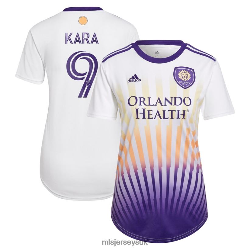 Orlando City SC Ercan Kara Adidas White 2022 The Sunshine Kit Replica Player Jersey Women MLS Jerseys Jersey X60B2D1500