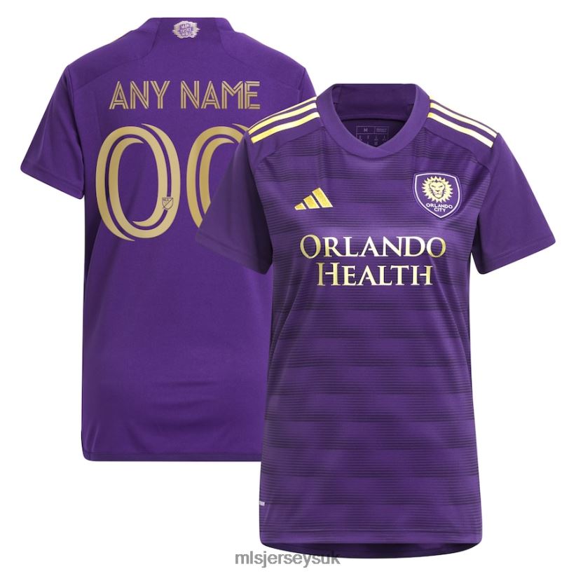 Orlando City SC Adidas Purple 2023 The Wall Kit Replica Custom Jersey Women MLS Jerseys Jersey X60B2D513