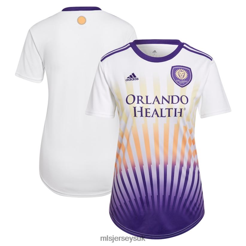 Orlando City SC Adidas White 2022 The Sunshine Kit Replica Blank Jersey Women MLS Jerseys Jersey X60B2D1314