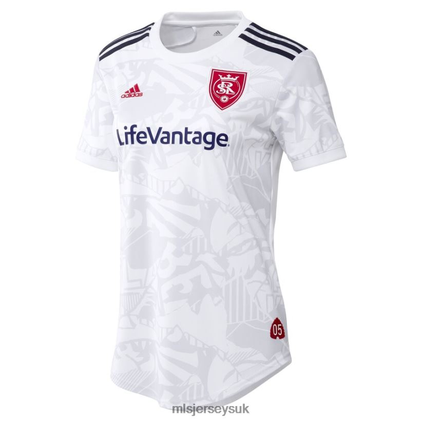 Real Salt Lake Adidas White 2021 The Supporter's Secondary Replica Jersey Women MLS Jerseys Jersey X60B2D905